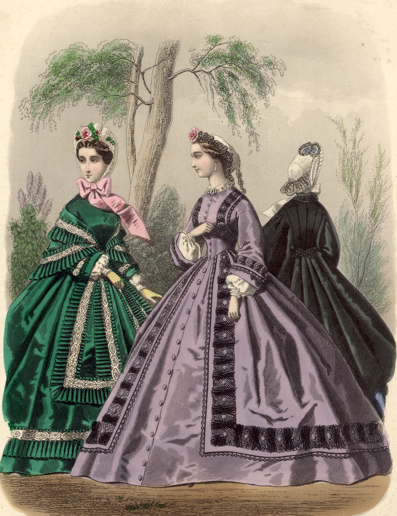 Illustration for article titled What Are Historical Broads Always Talking About in Fashion Plates?
